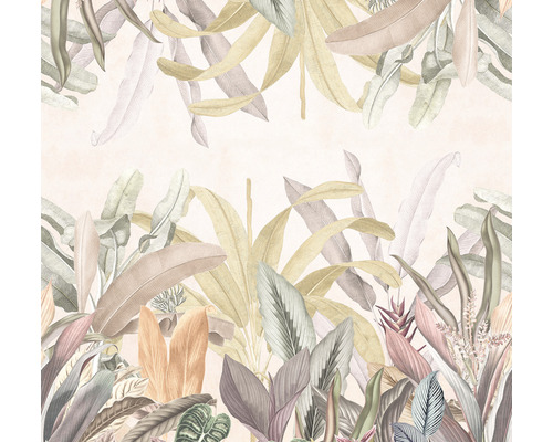 Papier peint panoramique intissé IF2-030 Mirror Maison 2 pces 200 x 250 cm Papier peint à motif floral de jungle