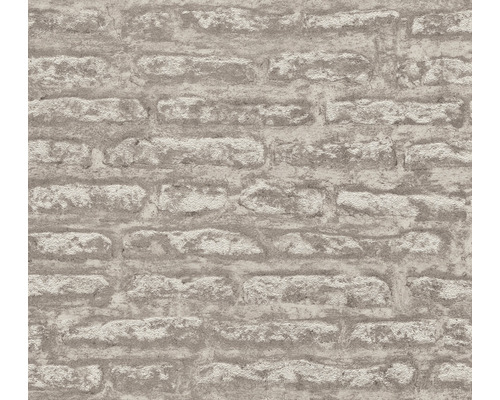 Papier peint intissé 39027-4 Attractive 2 mur en pierres gris-marron