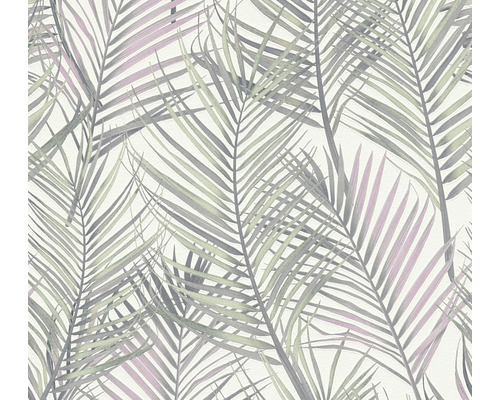 Papier peint intissé 39038-2 Attractive 2 feuilles de palmier vert-rose Papier peint intissé 39038-2 Attractive 2 feuilles de palmier vert-rose