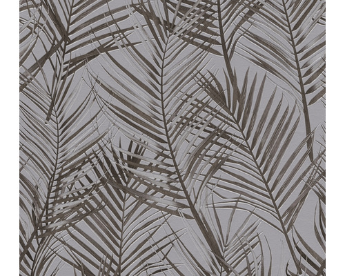 Papier peint intissé 39038-4 Attractive 2 feuilles de palmier gris-marron Papier peint intissé 39038-4 Attractive 2 feuilles de palmier gris-marron