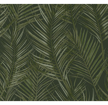 Papier peint avec motif de feuilles de palmier