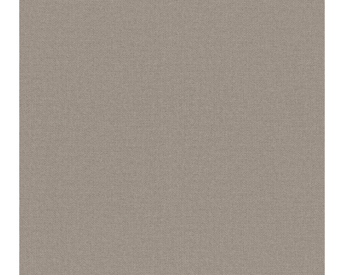 Papier peint intissé 38744-2 Nara uni aspect tissu gris marron
