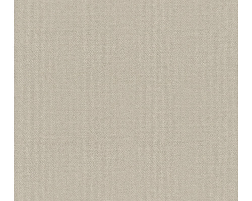 Papier peint intissé 38744-4 Nara uni aspect tissu beige gris Gros plan d''un tissu beige à fine structure tissée