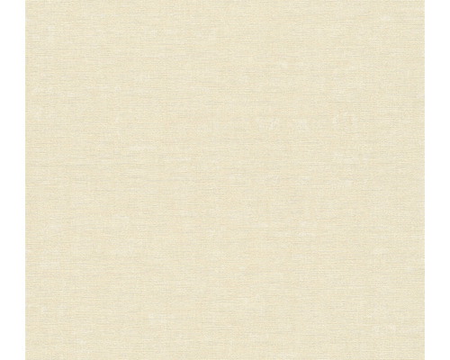 Papier peint intissé 38745-1 Nara uni aspect lin crème