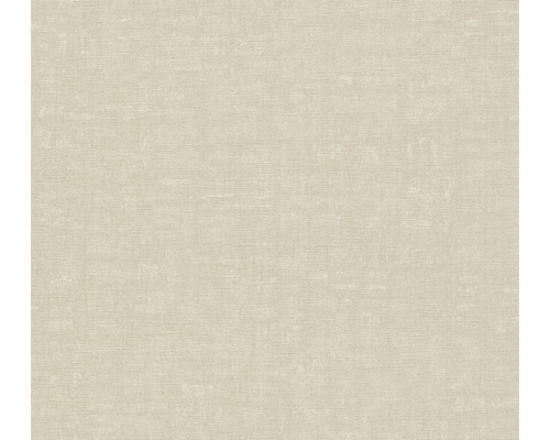 Papier peint intissé 38745-2 Nara uni aspect lin beige