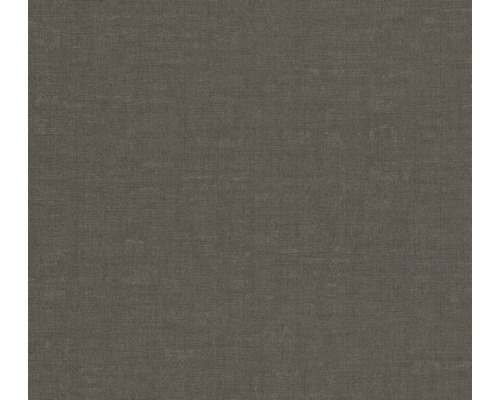 Papier peint intissé 38745-4 Nara uni aspect lin anthracite