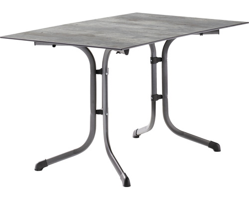 Klapptisch Sieger H 73 cm grau