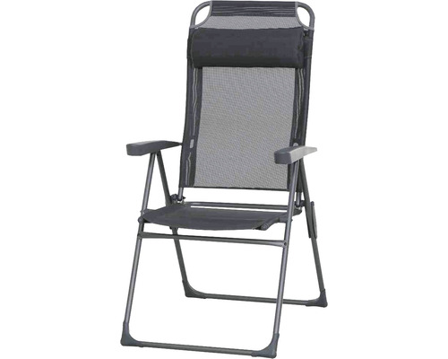 Fauteuil de camping chaise de camping Siena Garden gris