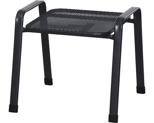 Tabouret Siena Garden 52 x 53 x 47 cm acier anthracite