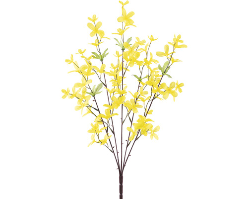 Plante artificielle forsythia 5 branches 54 cm jaune