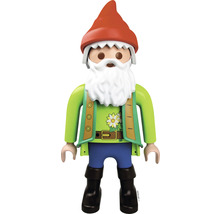 Gartenzwerg-Figur mit Bart und Mütze