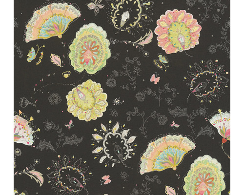 Papier peint intissé 38899-2 House of Turnowsky fleurs fantaisistes noir Papier peint intissé 38899-2 House of Turnowsky fleurs fantaisistes noir