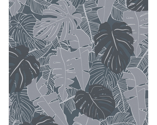 Papier peint intissé 38905-2 House of Turnowsky feuilles de palmier gris argent Papier peint intissé 38905-2 House of Turnowsky feuilles de palmier gris argent