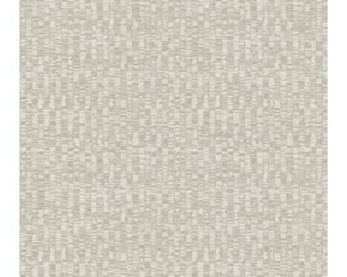 Papier peint intissé 39092-3 Antigua motif abstrait gris blanc Gros plan d''un papier peint textile de couleur claire avec une structure subtile