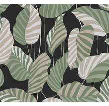 Papier peint avec motif de feuilles