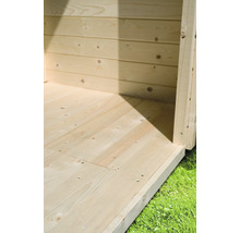 Plancher Karibu pour socle de 400 x 310 cm naturel