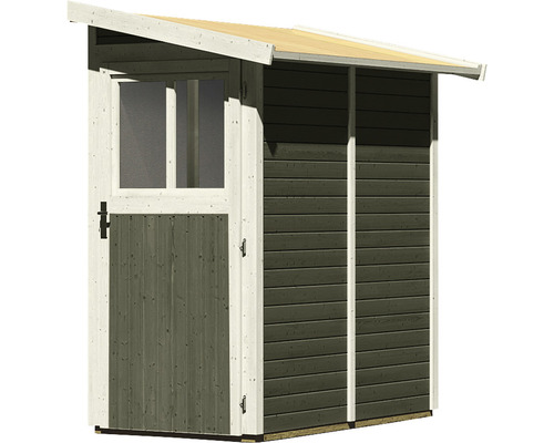 Gartenhaus aus Holz mit Tür und Fenster