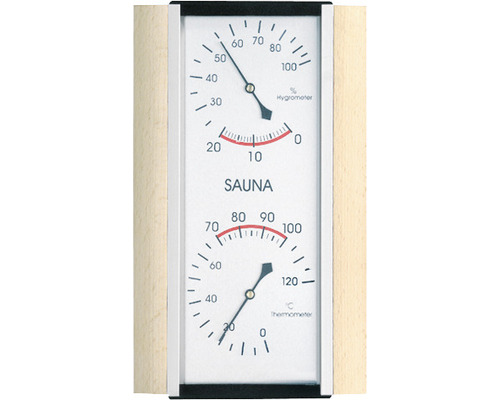 Appareil de mesure du climat Sauna Roro N 12x21 cm