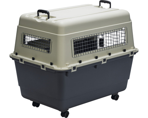 Cage de transport pour animaux avec roulettes
