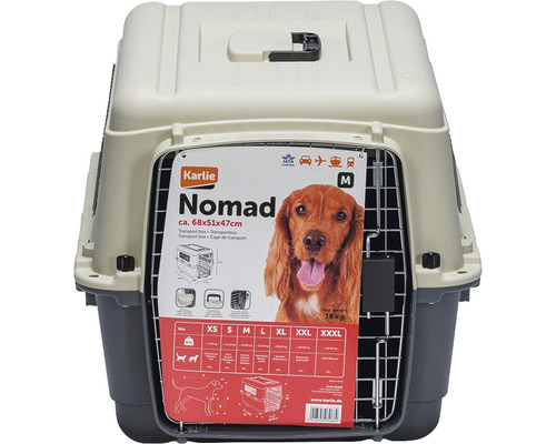 Karlie Nomad Transportbox für Hunde, circa 68x51x47 cm