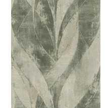 Papier peint avec motif de feuilles