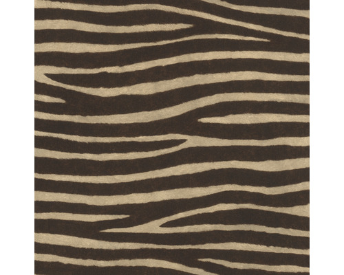 Papier peint intissé African Queen III peau marron Texture à motif zébré