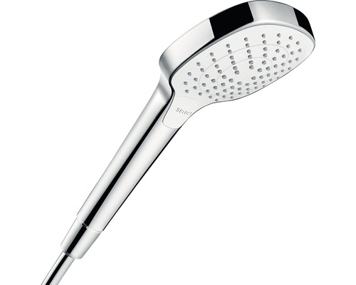 Douchette hansgrohe Croma Select E 110 Vario EcoSmart ovale 230 x 110 mm chrome-blanc 26813400 Douchette hansgrohe Croma Select E 110 Vario EcoSmart ovale 230 x 110 mm chrome-blanc 26813400
