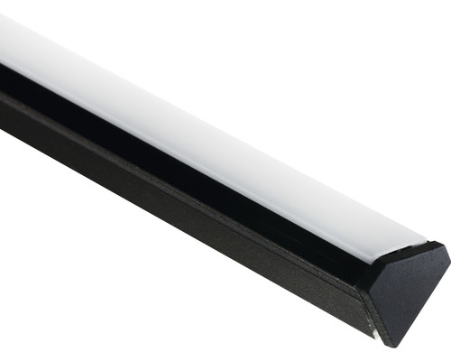 Kit profil lumineux à LED LPU18 1 m noir