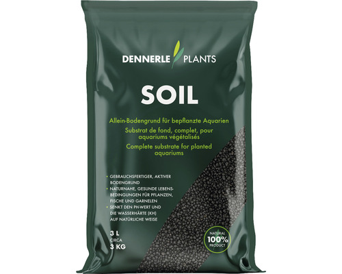 Dennerle Plants Soil Aquariumbodengrund 3 Liter Sack