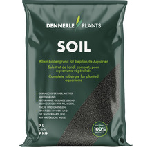 Dennerle Plants Soil, Substrat de fond complet pour aquariums végétalisés, 9 litres environ 9 kilogrammes