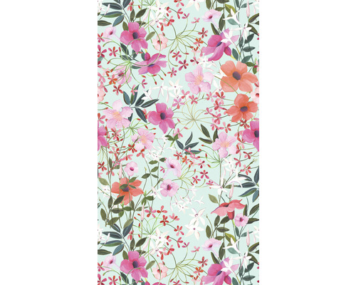 Papier peint panoramique intissé 39195-1 The Wall II vrilles de fleurs vert rose vif 3 pces 159 x 280 cm Papier peint panoramique intissé 39195-1 The Wall II vrilles de fleurs vert rose vif 3 pces 159 x 280 cm