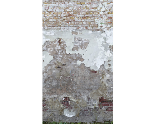 Papier peint panoramique intissé 39234-1 The Wall II pierre et crépi gris beige 3 pces 159 x 280 cm