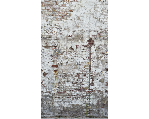 Papier peint panoramique intissé 39238-1 The Wall II Vintage mur en pierres beige gris 3 pces 159 x 280 cm