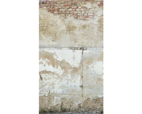 Papier peint panoramique intissé 39249-1 The Wall II Vintage mur beige gris 3 pces 159 x 280 cm