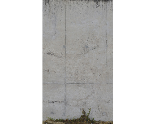 Papier peint panoramique intissé 39254-1 The Wall II vieux mur en béton gris vert 3 pces 159 x 280 cm