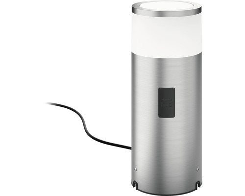 Luminaire d''extérieur en métal avec câble d''alimentation