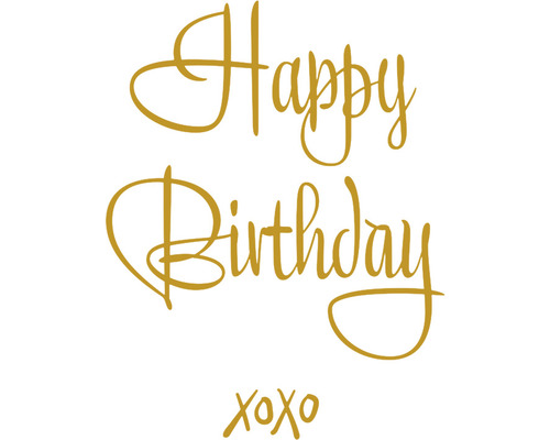 Happy Birthday Schriftzug