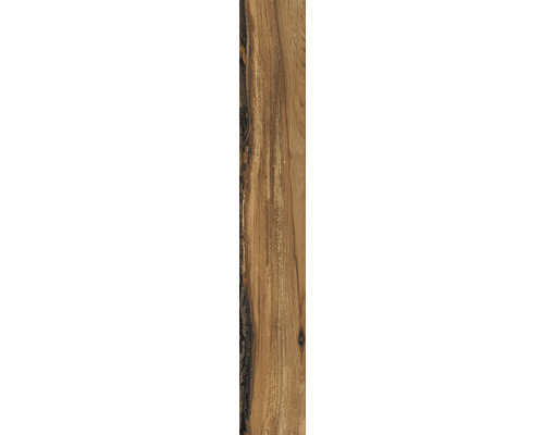 Keramik Wand- und Bodenfliese Sherwood mahogany 15x100 cm