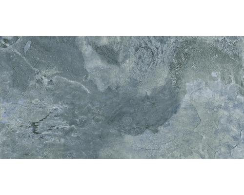 Feinsteinzeug Wand- und Bodenfliese Queen ocean 60x120 cm rekt. matt