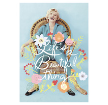 Postkarte Marilyn Monroe life's a beauti 10,5x14,8 cm
