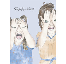 Postkarte perfectly childish 10,5x14,8 cm