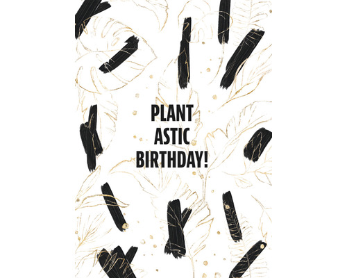 Carte postale plantastic Birthday 10,5x14,8 cm