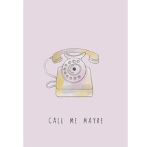 Postkarte call me maybe 10,5x14,8 cm