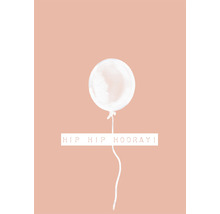 Postkarte hip hip 10,5x14,8 cm