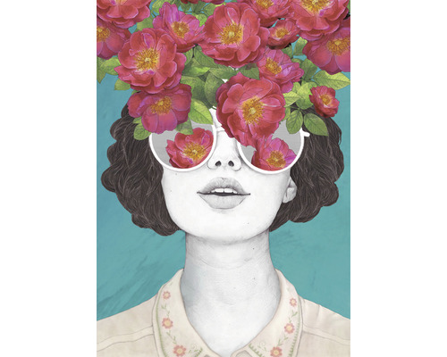 Postkarte rose tinted 10,5x14,8 cm