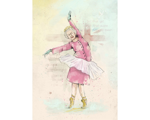 Postkarte dancing queen 10,5x14,8 cm