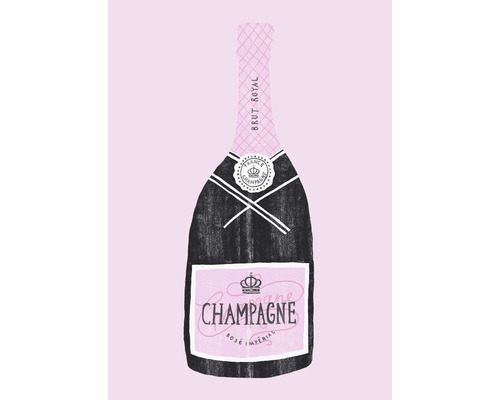 Carte postale champagne 10,5x14,8 cm