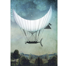 Postkarte The Moon Ship 10,5x14,8 cm