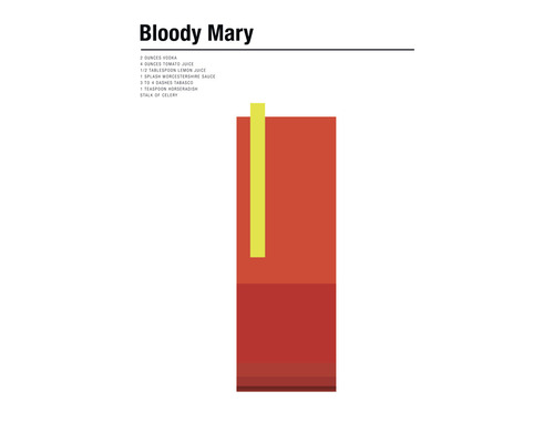 Postkarte bloody mary 10,5x14,8 cm