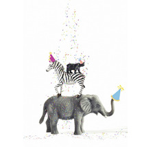 Postkarte Party Animals 10,5x14,8 cm